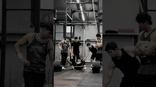 nerd surprises musclemen