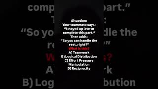 🧠 Explanation:If it was teamwork, they would ask normally. #manipulation #thinkingfastandslow