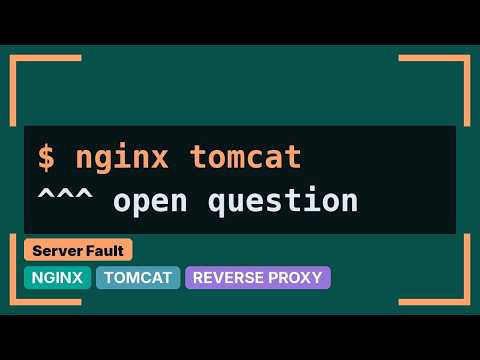 DevOps & SysAdmins: Connect to a Tomcat Server from nginx as reverse proxy