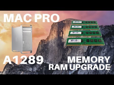 Mac Pro A1289 - ارتقا یا جایگزینی RAM حافظه (2009-2012)