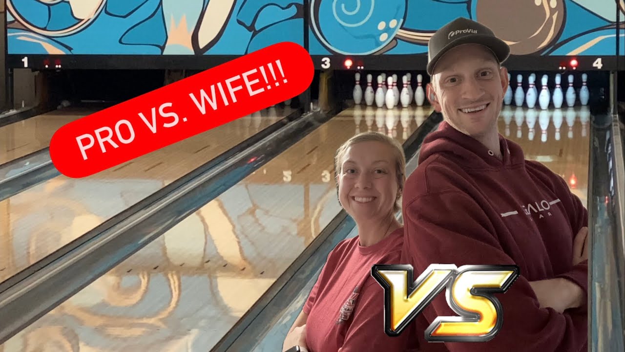 Сможет ли моя жена победить меня, если получит фору в 120 кеглей!!!