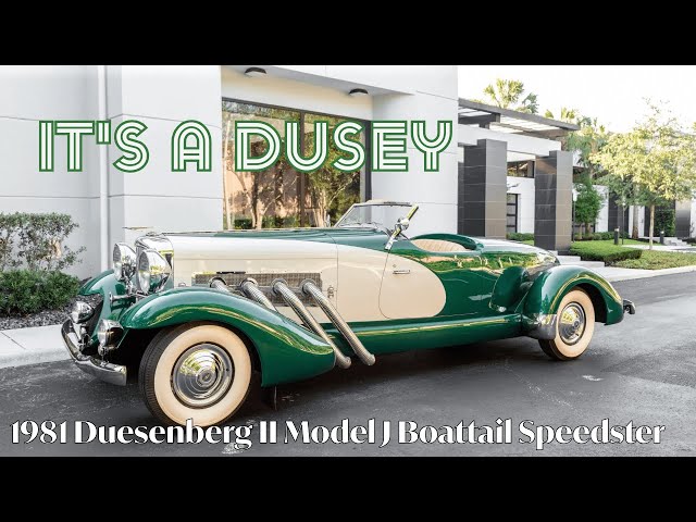 1981 Duesenberg II Model J Boattail Speedster for sale on BaT