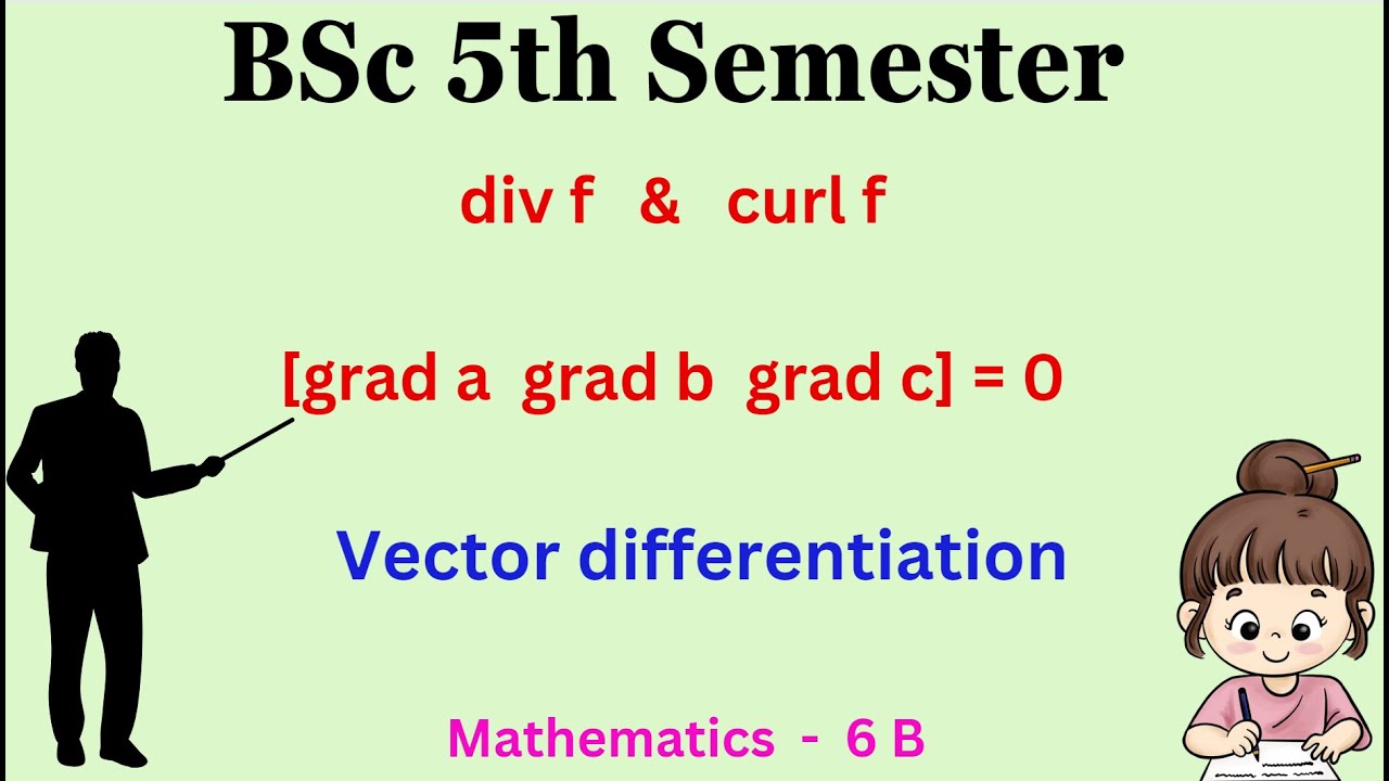 Generate The Math F Problem Div f and Curl f Problems | Vector Differentation | BSc 5th Semester ...
