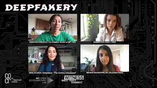 Deepfakes weaponized against journalists & activists: Samantha Cole, Megha Rajagopalan, Nina Schick