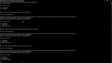 Hunger (Interactive Text Adventure)