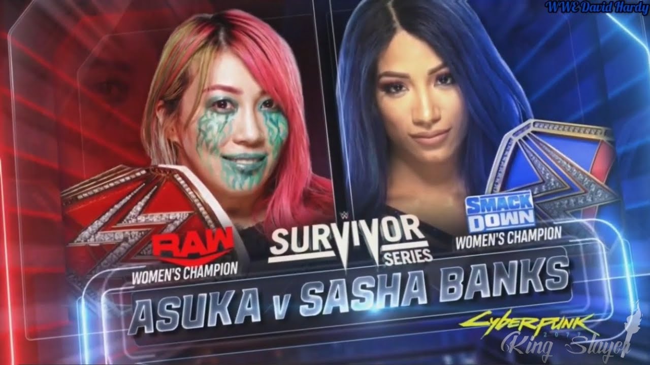 WWE SURVIVOR SERIES 2020 SASHA BANKS VS ASUKA FULL MATCH ||WWE2K20