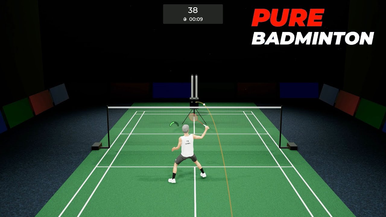 Pure Badminton - Career Mode - Training: Drive Lvl 1, Defense Lvl 1 #3
