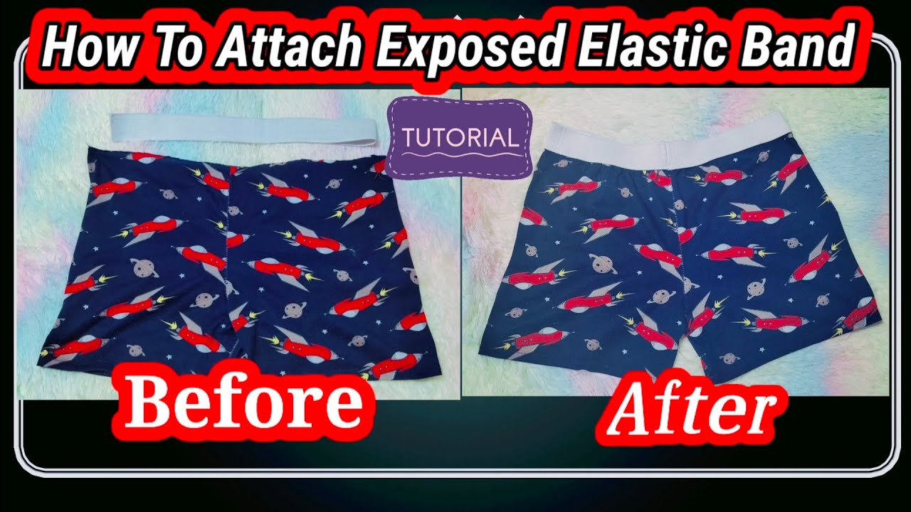 How to Sew an Exposed Elastic Waistband in 5 steps - Cucicucicoo