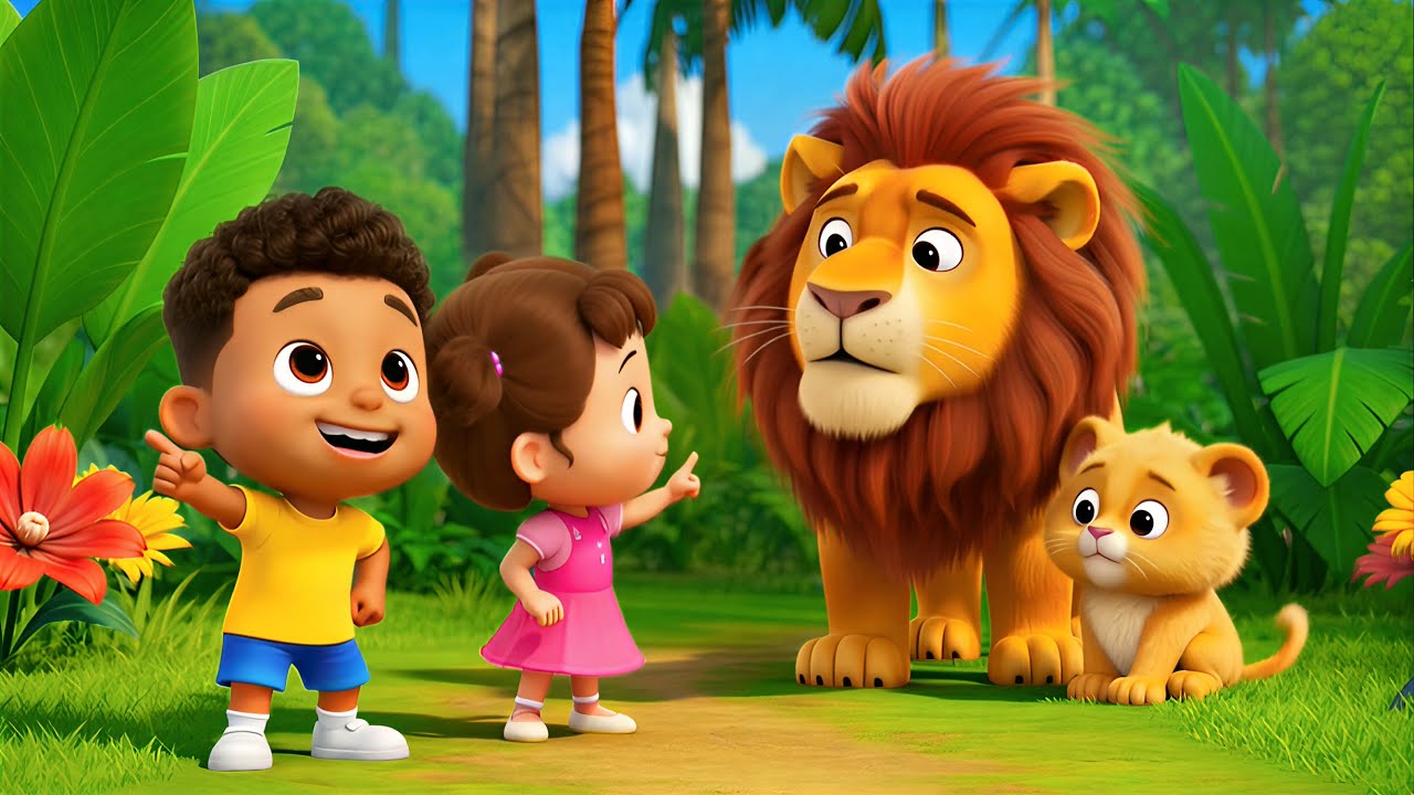 🦁 Learn Animals for Kids | Baby Animals & Their Mothers | Fun Learning for Kids 🐶