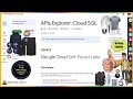 APIs Explorer: Cloud SQL | GSP423