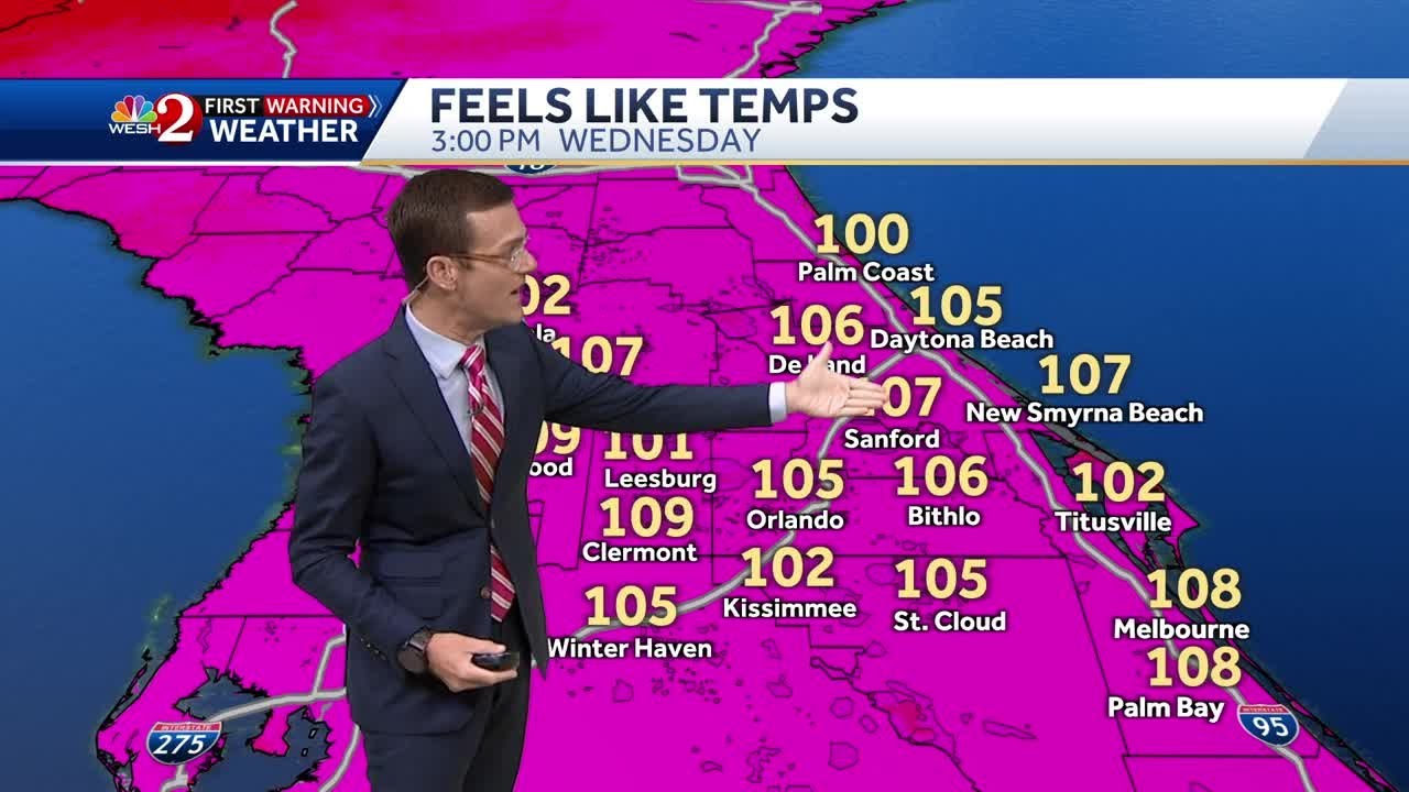 Heat advisories in effect as temperatures race to the mid-90s | August ...