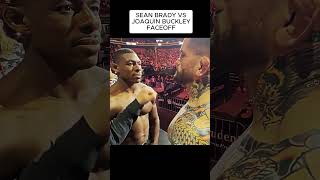 No smiles. No talking. Just pressure. #seanbrady #joaquinbuckley #mma #viral