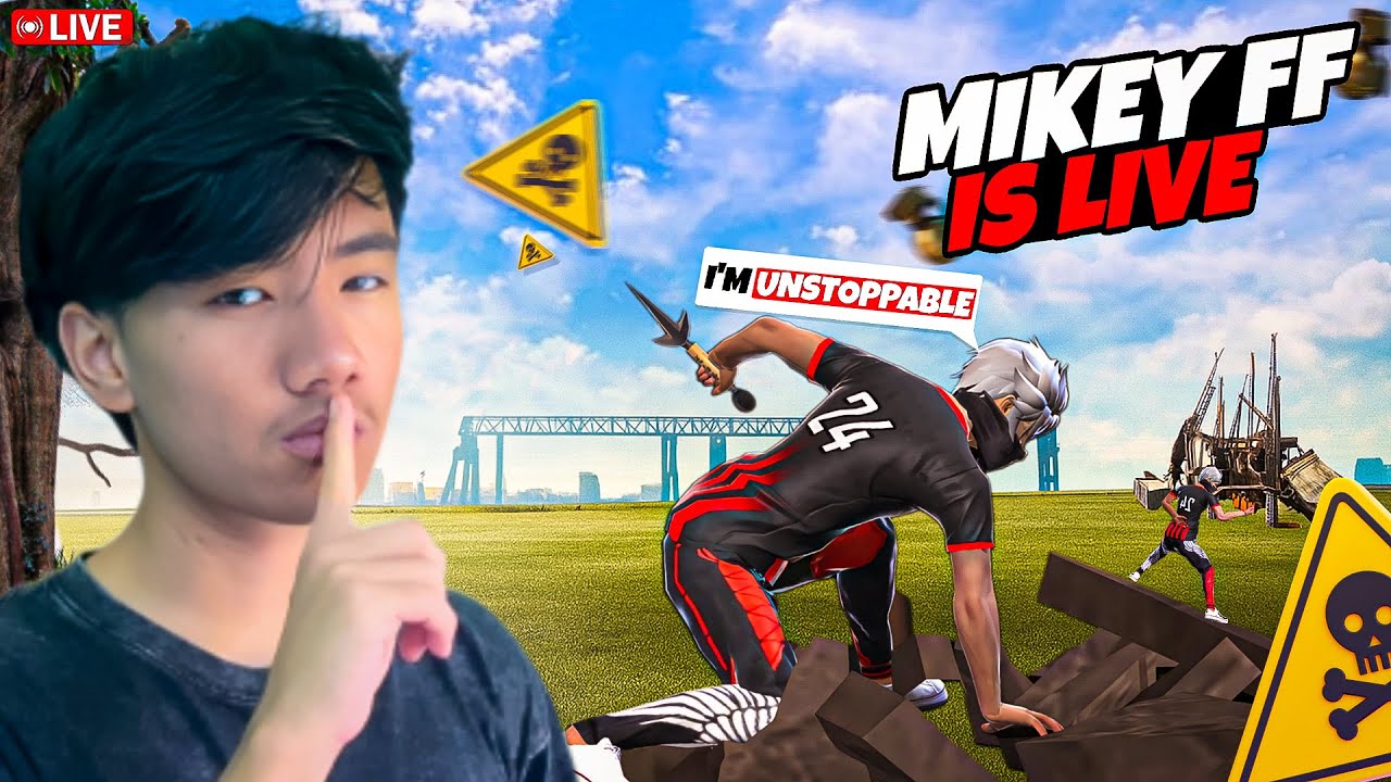 Mikey FF Vs 4 Pro Subscriber In Live😍❤️ | Garena Freefire | #freefire #mikeyff