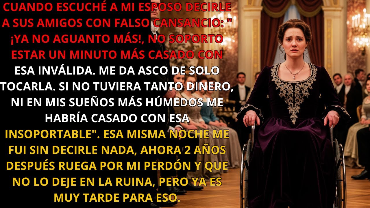“Mi esposo me llamó inválida y asquerosa… se arrepentirá”