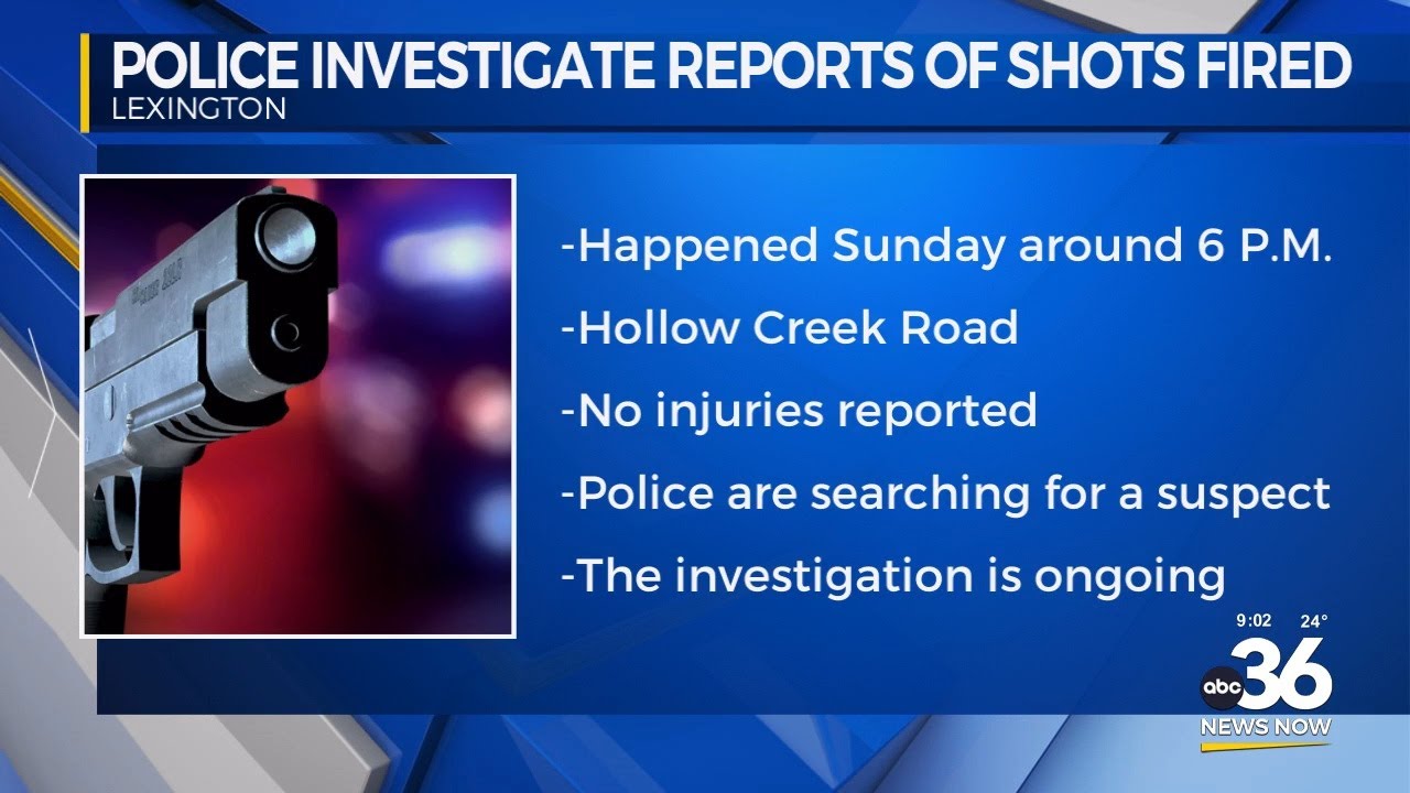 Police investigate reports of shots fired on Hollow Creek Road - YouTube