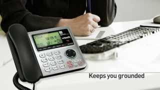 VTech® CS6649 Corded & Cordless Phone With Built In Answering System