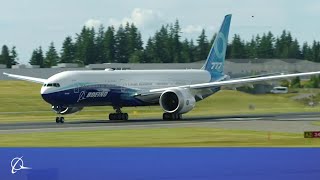 Boeing 777X First Taxi Test