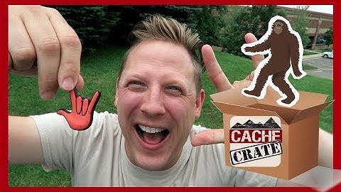 THE CACHE CRATE HELPED ME FIND BIGFOOT! (Geocaching)