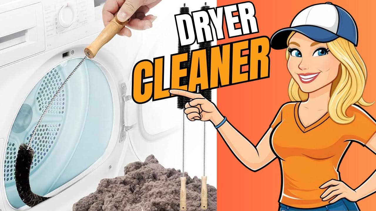 Dryer Vent Cleaner Kit Laundry room Dryer Lint Brush Vent Trap Cleaner Home Essentials