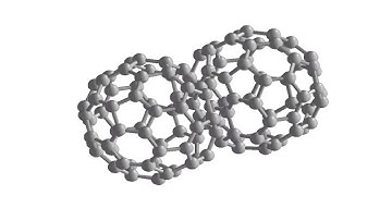 Collision between fullerenes at 293K / molecular dynamics / computer simulation