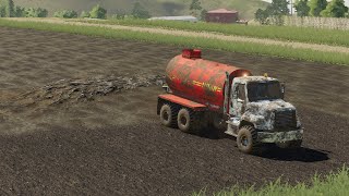 Farming Simulator 19 Freightliner 108SD Slurry Spreader Truck Mod