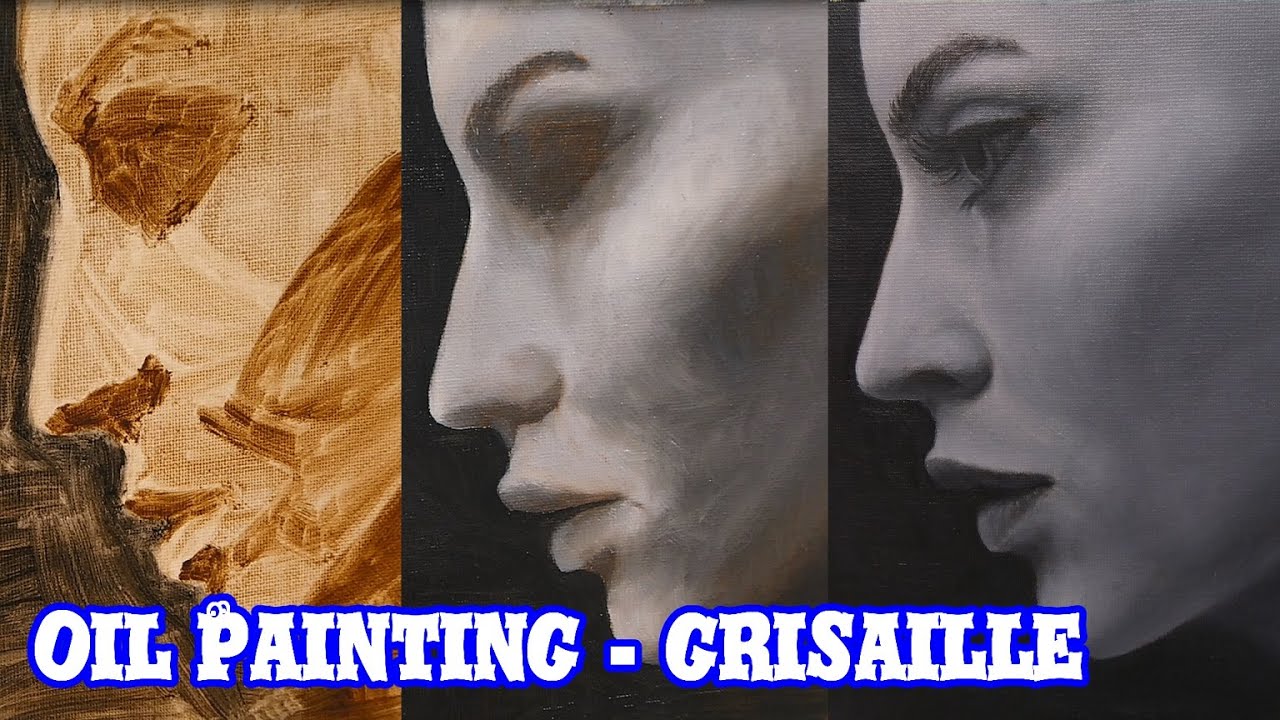 How To Paint a Portrait In Oil For Beginners Grisaille ★ Oil Painting For Beginners 17 YouTube