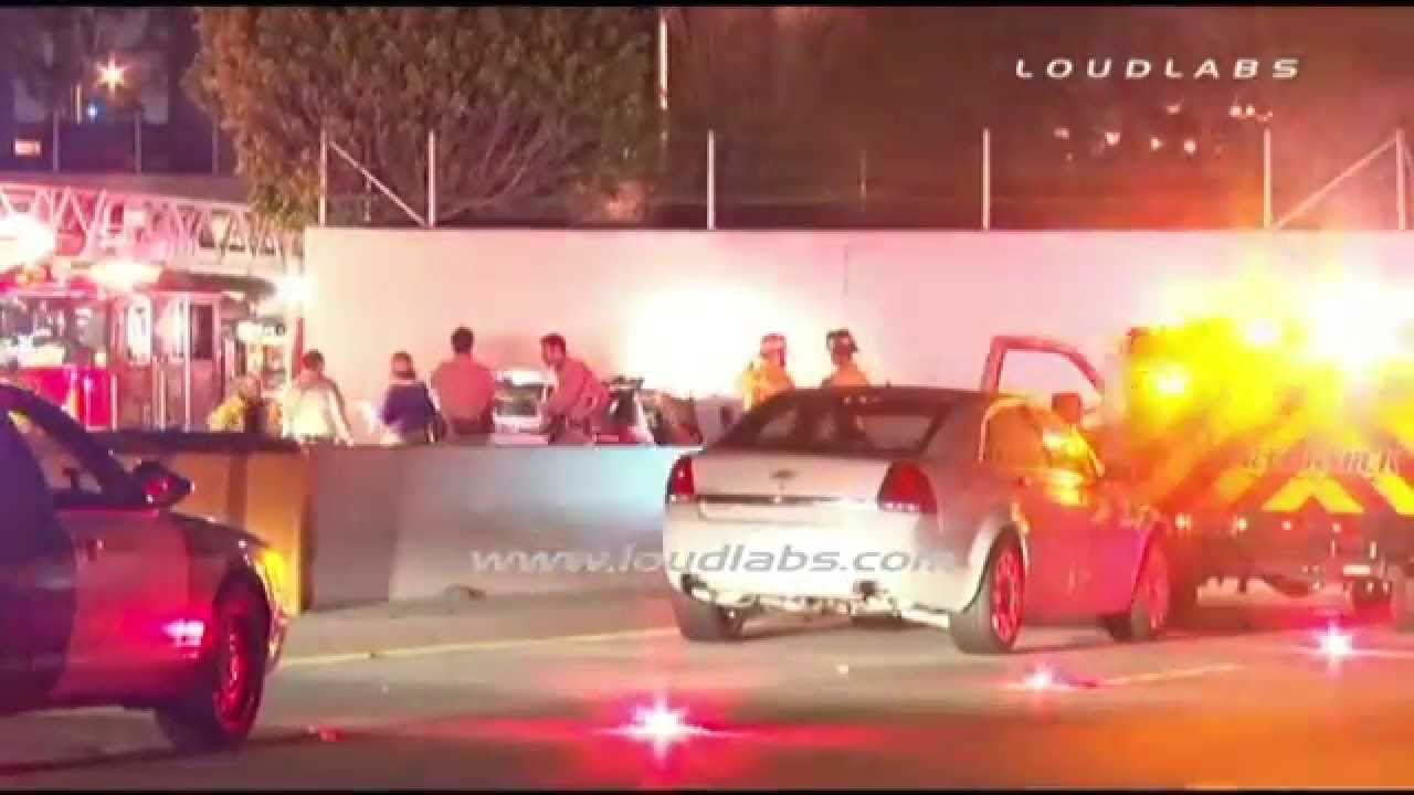 Fatal Wall Crash / Compton RAW FOOTAGE YouTube
