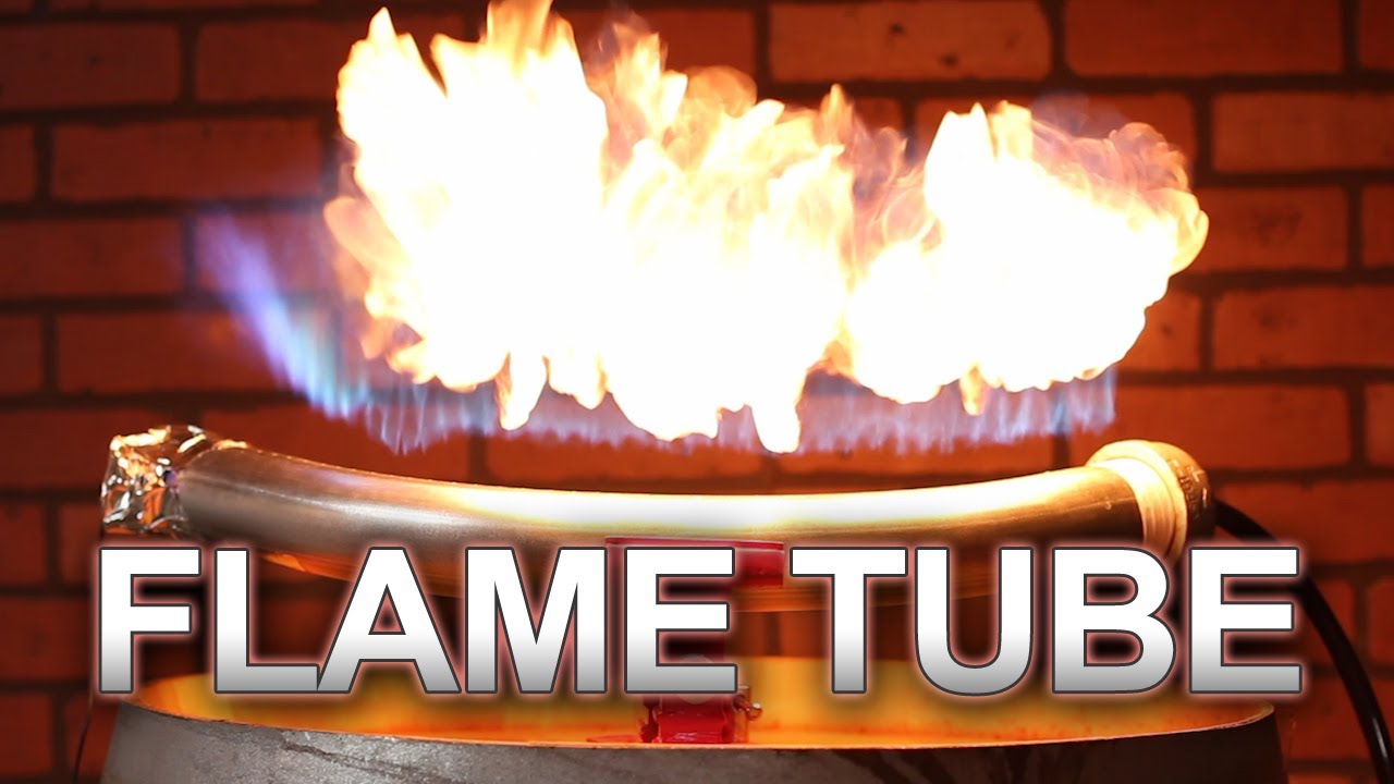Sound Reactive Flame Tube! (Rubens Tube) YouTube