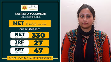 Sumedha Majhumder | NET (Commerce) Securer, DEC 2019 | Success Story | Tips for NET