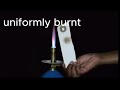 Experiment 16 which is the hottest part of a nonluminous flame