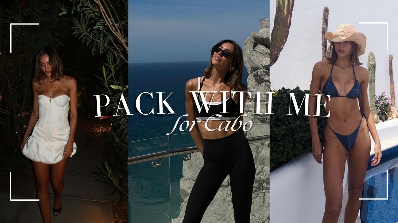 Packing for a Girls' Trip to Cabo + My Face Tan Routine