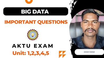 Big Data important questions|| unit: 1,2,3,4,5 || important questions big data
