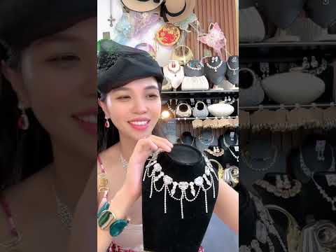 Vòng Chocker Vòng Cổ Đính Đá Cao Cấp Ôm Sát Retro