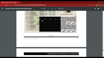 Fast and Phase-Correct PWM using Atmega328p to control DC motor speed |Lab 10| Saud Hussain | 191022