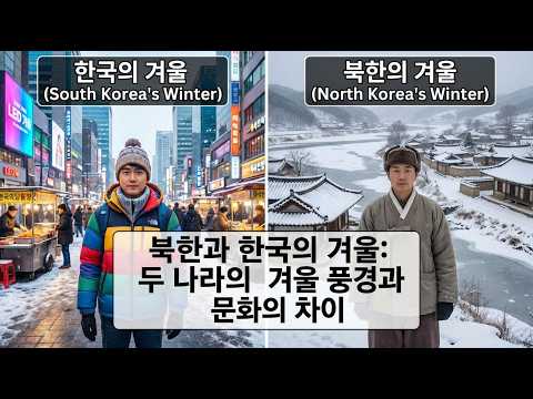 북한과 남한의 겨울 극과 극의 대조 | 틀어두고 듣는 북한 이야기