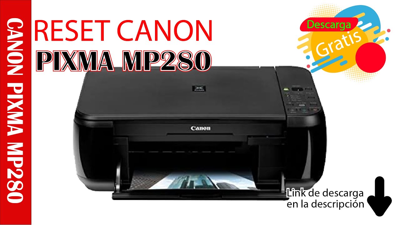 🆓Descarga ServiceTool CANON MP280 ⬇️⬇️⬇️ [GRATIS][Free] [Bloqueada,  Deposito de tinta lleno] - YouTube