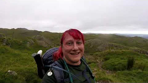Leona solo walk in the Langdales