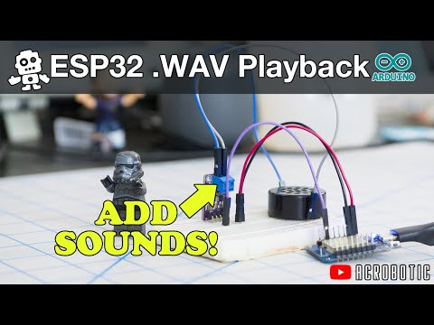 ESP32 .WAV File Playback | PAM8302 Audio Amplifier