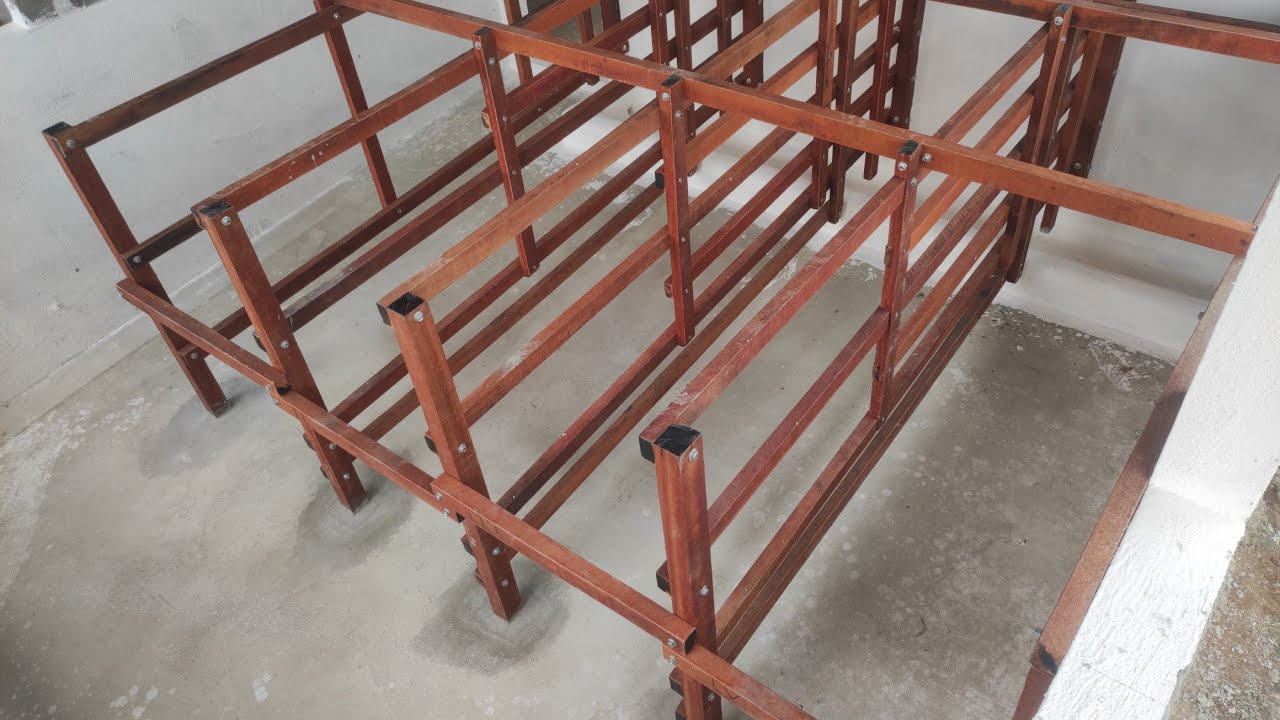 FIZEMOS BOX DE GESTAÇÃO EM MADEIRA🪵 NA SALA DE GESTAÇÃO COLETIVA @Suinos 2city 🐖🧬