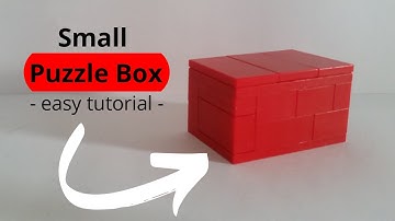 How to build a simple & small Lego puzzle box - easy tutorial | 2020Lbricks