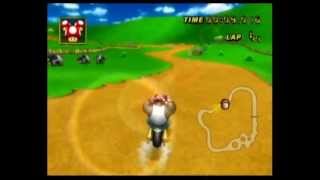 (MKWii) Time trial track 2-Moo Moo Meadows