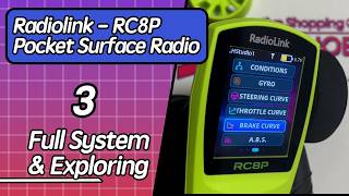 No.003 RadioLink RC8P 8-Channel Pocket Surface Radio | Full System Exploring | @LunaHobbyStudio