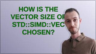 How is the vector size of std::simd::vec chosen