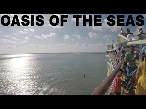 Video: Oasis of the Seas Cruise Ship Decks ya Nje