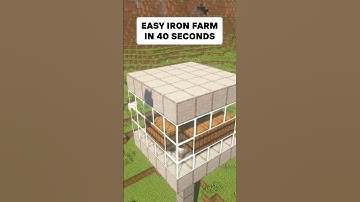 Easy Iron Farm 1.20/1.19 in Minecraft