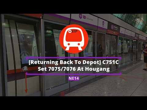 [Returning Back To Depot] C751C Set 7075/7076 At Hougang - YouTube