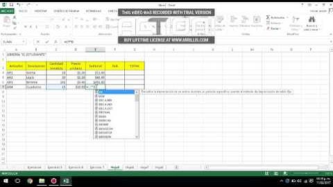 Ejercicio 8 Excel Informatica