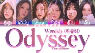 Weeekly (위클리) - ODYSSEY [Color Coded Lyrics Han|Rom|Eng]