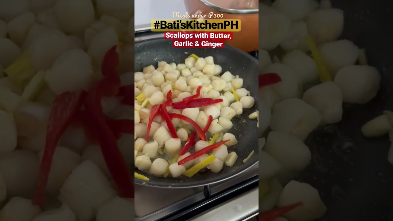 Coming soon!!! Easy & Delicious Scallops with Butter, Garlic & Ginger