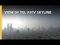 View of Tel Aviv skyline after Iran, Israel say they have halted strikes on each other for now